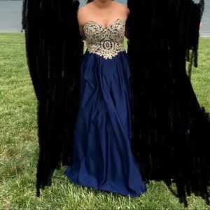 David’s Bridal Elegant Ball Gown